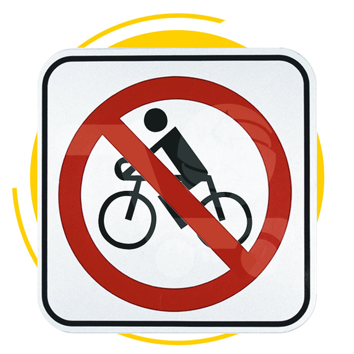 Señal de prohibida la circulación de bicicletas SR-30